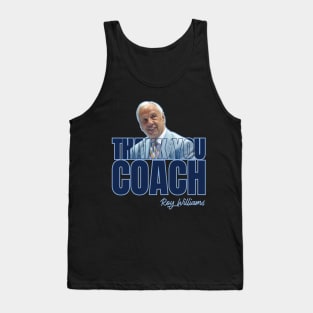 Thank You Coach Roy Williams Tank Top